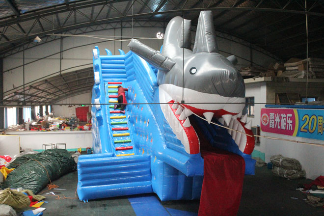 陇南大鲨鱼水滑梯制造